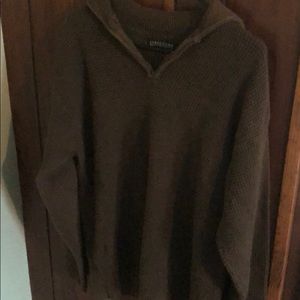Structure sweater dark green. xl Beautiful